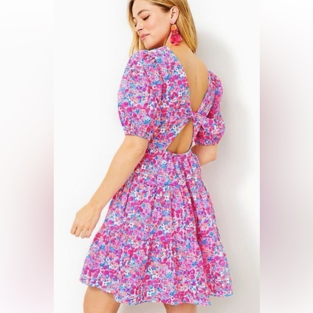 Lilly Pulitzer Vibrant Pink Floral Midi Dress
Caja 4 - Picture 5 of 7